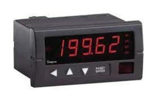 DESCRIPTION: (1) PANEL METER BRAND/MODEL: SIMPSON #H335346020 INFORMATION: TWO RELAYS SIZE: 5 AAC, 9-36 VDC RETAIL$: $718.05 EA QTY: 1