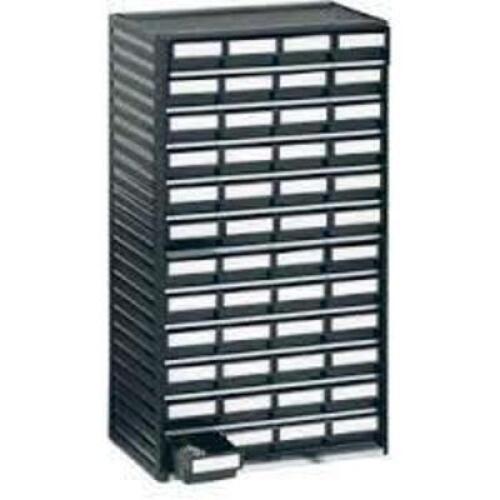 DESCRIPTION: (2) SMALL PARTS STORAGE DRAWERS BRAND/MODEL: TRESTON #551-4ESD INFORMATION: BLACK SIZE: 48 DRAWERS RETAIL$: $247.62 EA QTY: 2