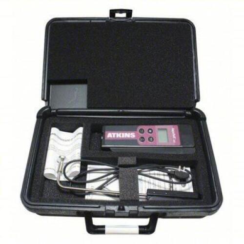 DESCRIPTION: (1) THERMOCOUPLE TEMP METER BRAND/MODEL: COOPER ATKINS #425W15 INFORMATION: BLACK CARRY CASE RETAIL$: $789.64 EA QTY: 1