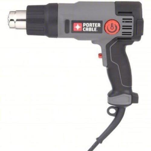 DESCRIPTION: (2) HEAT GUN BRAND/MODEL: PORTER CABLE #PC1500HG INFORMATION: BLACK SIZE: 120V AC, 60 HZ RETAIL$: $61.95 EA QTY: 2