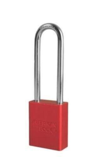 DESCRIPTION: (6) SAFETY LOCKOUT PADLOCKS BRAND/MODEL: AMERICAN LOCK #S1107KAMKW417RED2KEY RETAIL$: $13.67 EA QTY: 6