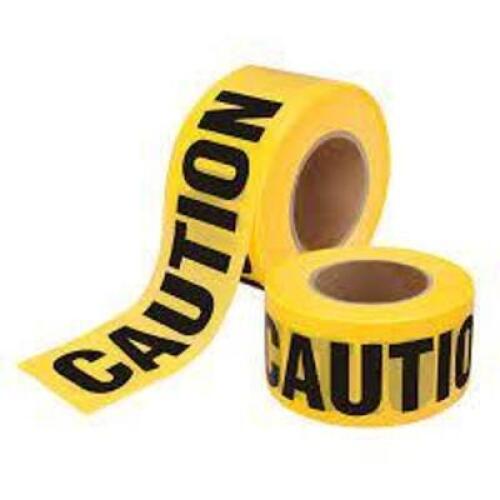 DESCRIPTION: (6) ROLLS OF QUALITY CONTROL CAUTION TAPE BRAND/MODEL: PRODUCT NUMBER #RI-19 INFORMATION: YELLOW, CAUTION TAPE RETAIL$: $12.75 EA QTY: 6