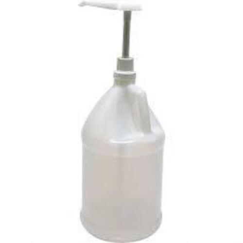 DESCRIPTION: (12) BOTTLE WITH PLUNGER DISPENSER BRAND/MODEL: DYNALON #7118442 INFORMATION: CLEAR SIZE: HDPE, 1 GALLON RETAIL$: $281.24 TOTAL QTY: 12