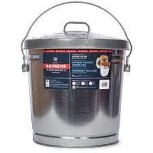 DESCRIPTION: (1) GALVANIZED LOCKING LID CONTAINER BRAND/MODEL: BEHRENS #6110K SIZE: 10 GALLON RETAIL$: $27.97 EA QTY: 1