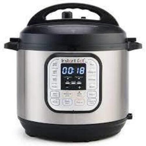 DESCRIPTION: (1) PRESSURE COOKER BRAND/MODEL: INSTANT POT DUO SIZE: 6 QT RETAIL$: $70.00 EA QTY: 1