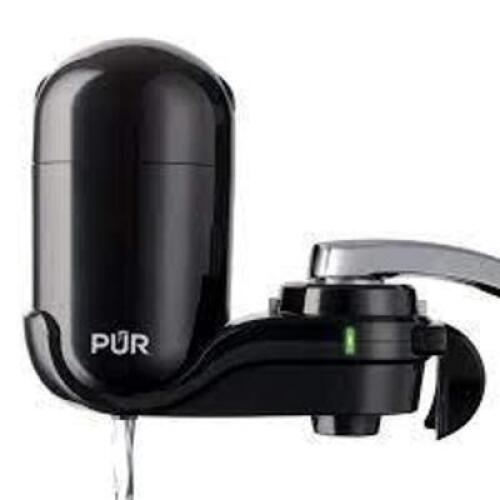 DESCRIPTION: (1) WATER FILTER FOR FAUCET BRAND/MODEL: PUR INFORMATION: BLACK RETAIL$: $23.72 EA QTY: 1