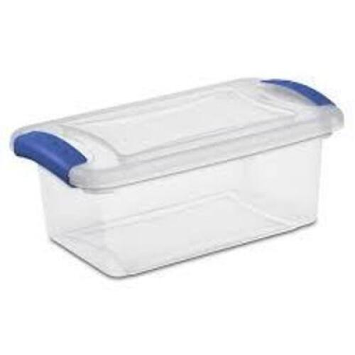 DESCRIPTION: (1) CASE OF (14) CLEAR PLASTIC LATCH BOX BRAND/MODEL: STERILITE #1922 SIZE: 7 QT RETAIL$: $53.99 EA QTY: 1