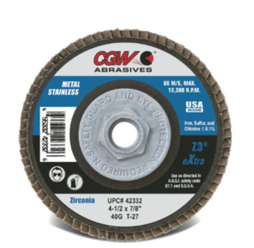 DESCRIPTION: (2) PACKS OF (10) FLAP DISC BRAND/MODEL: GAP SIZE: 4X5/8 RETAIL$: $10.96 EA QTY: 2