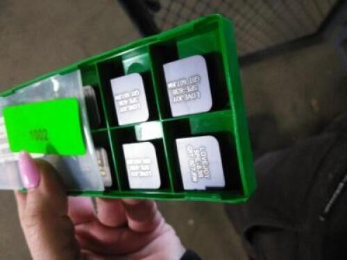 DESCRIPTION: (10) SPE-638 CARBIDE MILLING INSERTS BRAND/MODEL: LOVEJOY SPE-634 GR 607JRM RETAIL$: $ 17.30 EA QTY: 10