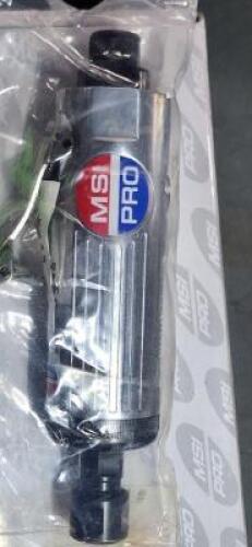 DESCRIPTION: (1) PNEUMATIC ANGLE DIE GRINDER BRAND/MODEL: MSI PRO RETAIL$: $29.99 QTY: 1