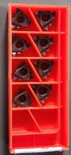 DESCRIPTION: (8) SOLID CARBIDE THREADING INSERTS BRAND/MODEL: CARMEX 16IR RETAIL$: $210.20 QTY: 8