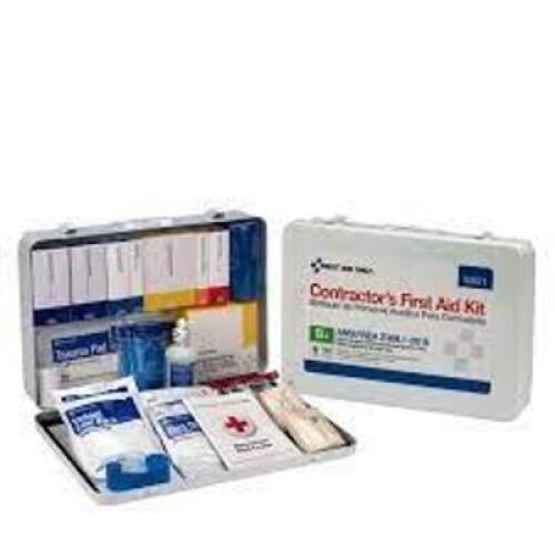 DESCRIPTION: (2) FIRST AID KIT BRAND/MODEL: FIRST AID ONLY #45NJ71 SIZE: 25 PERSON KIT RETAIL$: $60.58 EA QTY: 2