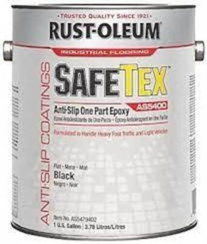 DESCRIPTION: (1) ANTI-SLIP ONE STEP EPOXY BRAND/MODEL: RUST-OLEUM AS5400 INFORMATION: BLACK SIZE: 1 GALLON RETAIL$: $50.00 EA QTY: 1