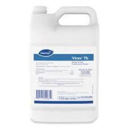 DESCRIPTION: (1) READY TO USE DISINFECTANT CLEAER BRAND/MODEL: DIVERSEY VIREX TB SIZE: 1 GALLON` RETAIL$: $10.00 EA QTY: 1