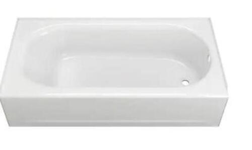 DESCRIPTION: (1) SOAKING BATHTUB BRAND/MODEL: AMERICAN STANDARD/2391.202.020 INFORMATION: SLIP RESISTANT FLOOR, RIGHT HAND DRAIN, SMALL CHIP, SEE INSP