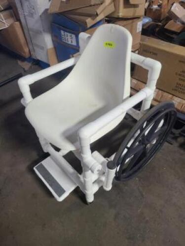 DESCRIPTION: (1) PVC WHEELCHAIR INFORMATION: SEE INSPECTION QTY: 1