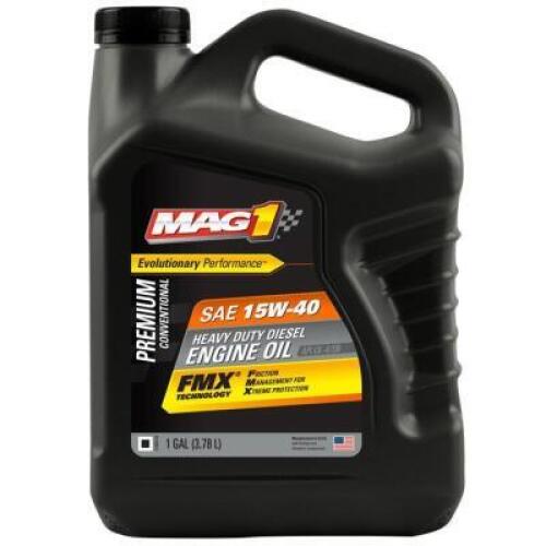 DESCRIPTION: (2) DIESEL ENGINE OIL BRAND/MODEL: MAG1 INFORMATION: 15W-40 RETAIL$: $56.00/EA SIZE: 1 GALLON QTY: 2