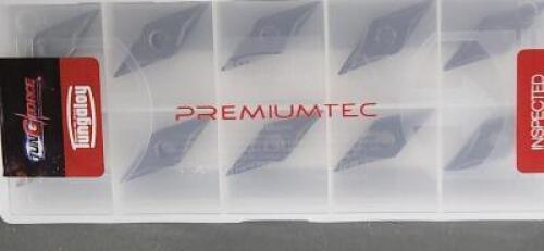 DESCRIPTION: (10) CARBIDE TURNING INSERTS BRAND/MODEL: TUNGALOY VNMG 331-28 RETAIL$: $310.18 QTY: 10