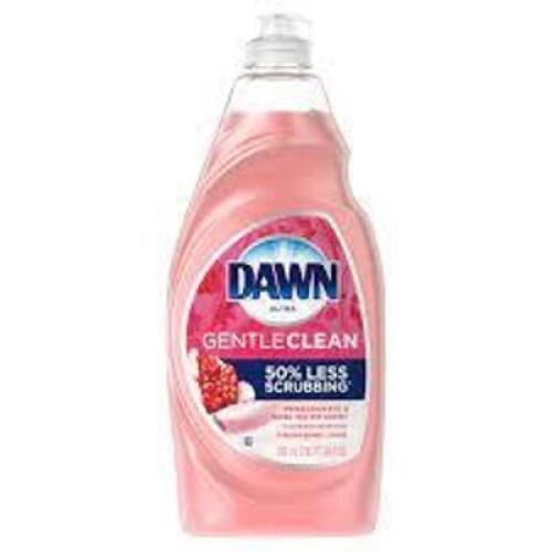 DESCRIPTION: (3) GENTLE CLEAN DISHWASHING LIQUID DISH SOAP BRAND/MODEL: DAWN ULTRA INFORMATION: POMEGRANATE AND ROSE SCENT RETAIL$: $3.47 EA SIZE: 24