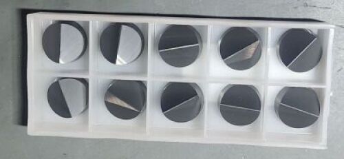 DESCRIPTION: (20)CERAMIC TURNING INSERTS BRAND/MODEL: NTK RCGX RETAIL$: $519.80 QTY: 20