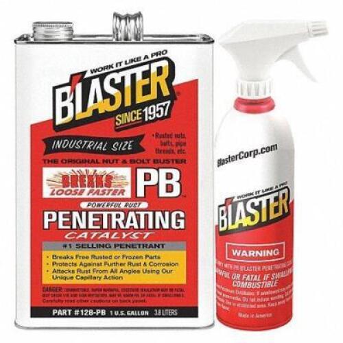DESCRIPTION: (2) PENETRATING LUBRICANT BRAND/MODEL: BLASTER #4LRF9 RETAIL$: $47.21 SIZE: 1 GALLON QTY: 2
