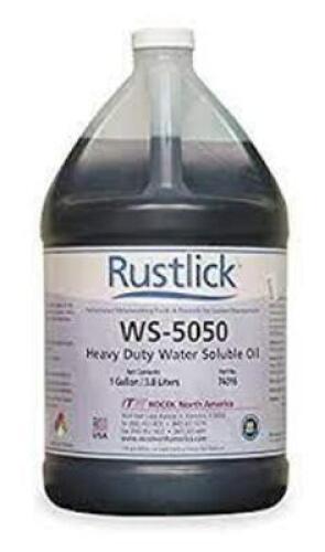 DESCRIPTION: (2) WATER SOLUBLE OIL FOR CUTTING AND GRINDING BRAND/MODEL: RUSTLICK WS-5050 RETAIL$: $50.19 SIZE: 1 GALLON QTY: 2