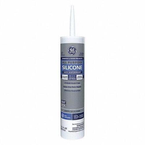 DESCRIPTION: (6) CLEAR WINDOW AND DOOR SEALANT BRAND/MODEL: GE #4UG98 RETAIL$: $8.68 EA SIZE: 10.1 OZ QTY: 6