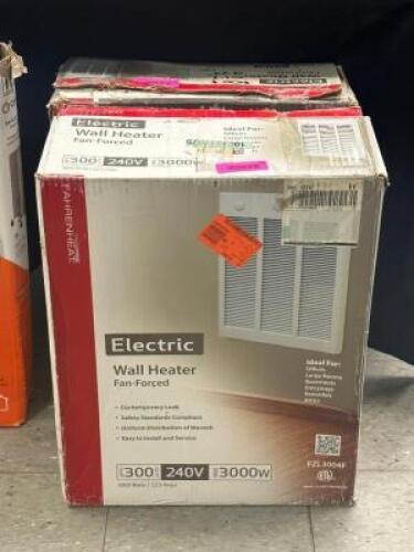 FAHRENHEAT FZL3004F HIGH CAPACITY FAN FORCED ELECTRIC WALL HEATER FOR HOME AND COMMERCIAL USE