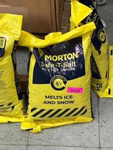 (6) - BAGS OF MORTON SAFE T SALT