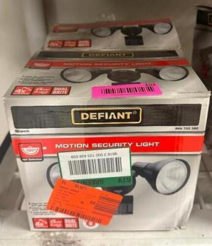(2) - MOTION SECURTIY LIGTHS