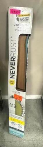 ALUMINUM SHOWER CURTAIN