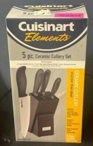 5 PC. CERAMIC CUTLERY SET