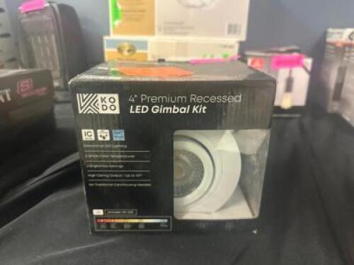 4" PREMUM RECESSED LED GIMBAL KIT