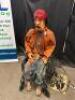 DESCRIPTION POISON PROPS WHEELCHAIR BOUND MALE ANIMATRONIC PROP. BRAND / MODEL: POISON PROPS WBM1051 ADDITIONAL INFORMATION PNEUMATICALLY POWERED. DOE