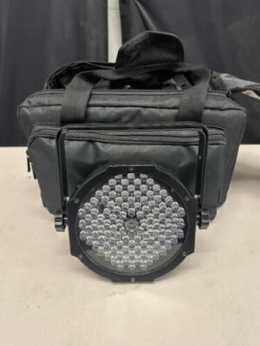 DESCRIPTION (4) ADJ MEGA PAR PROFILE PLUS LED LIGHTS. ADDITIONAL INFORMATION RETAILS FOR $114 PER LIGHT. (4) LIGHTS IN CARY CASE RETAIL PRICE: $456 TH