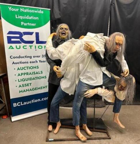 DESCRIPTION ZOMBIE DANCING PROP ADDITIONAL INFORMATION this is a photo spot for guests to take photos with the zombies QTY 1