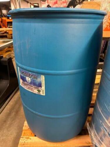 DESCRIPTION 55" GALLON DRUM OF POSEIDON AQUA FOG FLUID BRAND / MODEL: FROGGY ADDITIONAL INFORMATION LONG DISTANCE FORMULA RETAIL PRICE: $1,900 QTY 1