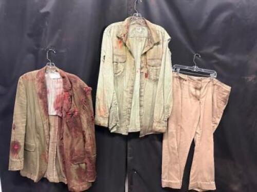 DESCRIPTION HOUSE OF FEAR SPIDER MUTANT ACTORS COSTUME. ADDITIONAL INFORMATION EVERY STAIN, EVERY BLEMISH, TELLS A STORY OF HORROR AND DESPAIR. FROM T