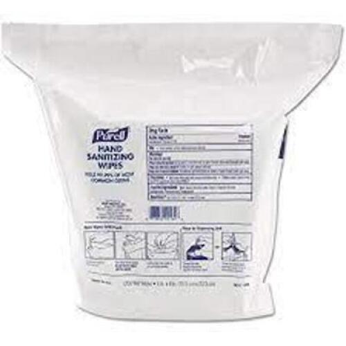 DESCRIPTION: (1) BAG OF (1200) HAND SANITIZING WIPES BRAND/MODEL: PURELL #14L978 RETAIL$: $87.00 TOTAL SIZE: 6X8 QTY: 1
