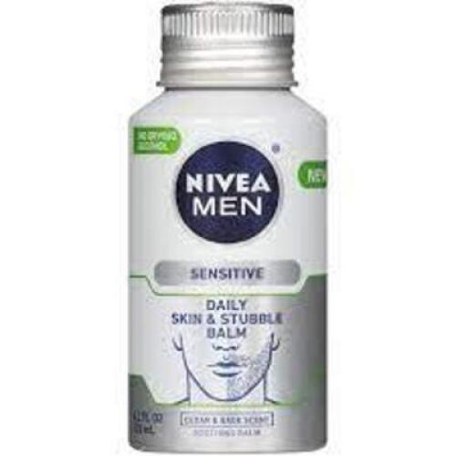 DESCRIPTION: (6) STUBBLE BALM FOR SENSITIVE SKIN BRAND/MODEL: NIVEA MEN INFORMATION: RETAILS FOR 5.00 EA RETAIL$: 2 FL OZ SIZE: SOLD BY THE PIECE QTY: