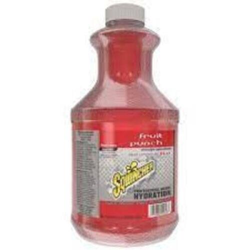 DESCRIPTION: (2) SPORTS DRINK CONCENTRATE BRAND/MODEL: SQWINCHER INFORMATION: FRUIT PUNCH RETAIL$: $11.26 EA SIZE: 64 OZ QTY: 2
