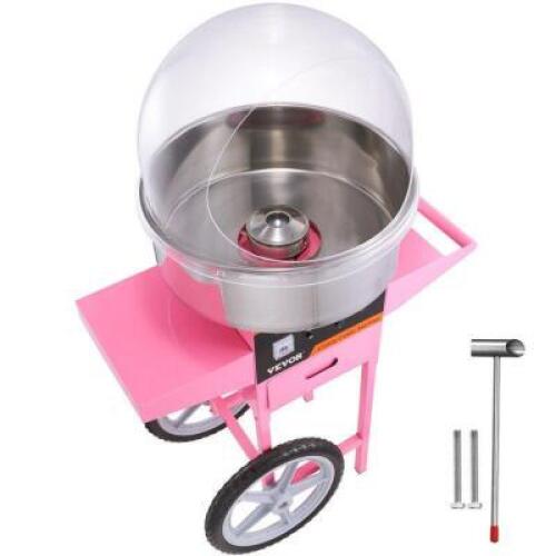 DESCRIPTION VEVOR COTTON CANDY MACHINE ( NEW ) RETAIL PRICE: $225 QTY 1
