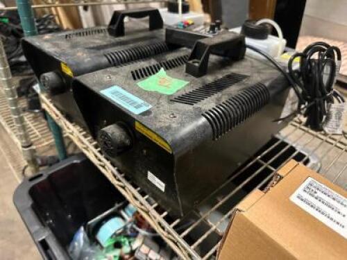 DESCRIPTION (2) SHENZEN INDUSTRIES FOG MACHINES BRAND / MODEL: FM1000-A THIS LOT IS: SOLD BY THE PIECE QTY 2