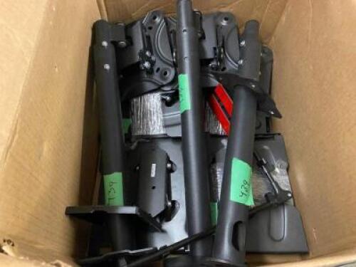 DESCRIPTION (3) WALL MOUNTED TV MOUNTS W/ BRACKETS THIS LOT IS: SOLD BY THE PIECE QTY 3
