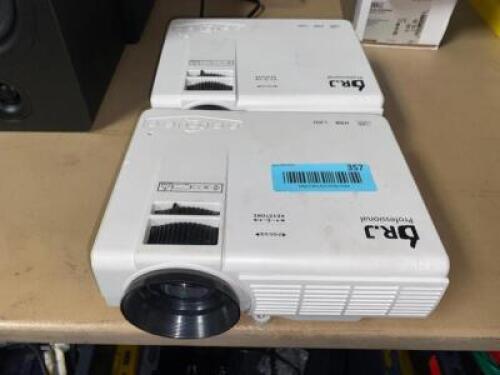 DESCRIPTION (2) DR.J PROFESSIONAL WIFI MINI PROJECTORS. ADDITIONAL INFORMATION RETAIL FOR $60 NEW THIS LOT IS: SOLD BY THE PIECE QTY 2