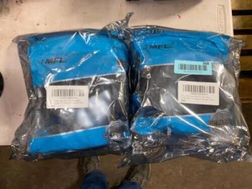 DESCRIPTION (2) PACKS OF MLF DMX CABLES XLR 3 PIN 25' (4) PER PACK THIS LOT IS: SOLD BY THE PIECE QTY 8
