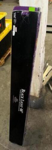DESCRIPTION (2) 48" BLACK LIGHT FIXTURES. THIS LOT IS: SOLD BY THE PIECE QTY 2