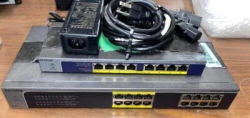 DESCRIPTION NETGEAR 16 PORT SWITCH,. BRAND / MODEL: JGS516PE V1 RETAIL PRICE: $100 QTY 1