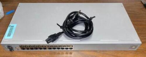 DESCRIPTION UBIQUITI NETWORKS 24 PORT MANAGED GIGABIT SWITCH BRAND / MODEL: UNIFI PRO 24 POE ADDITIONAL INFORMATION RETAILS FOR $650 PER RETAIL PRICE: