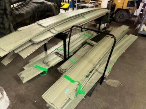 DESCRIPTION (1) LOT OF ASSORTED GREEN SIDING., ADDITIONAL INFORMATION USED AS ENTRANCE TO HAUNTED HOUSE. QTY 1